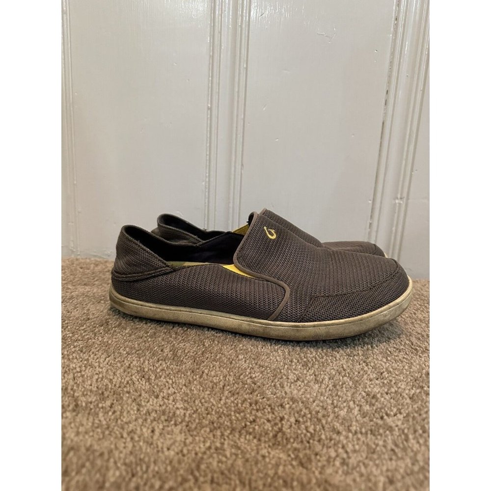 Olukai Nohea Mesh Moc Loafers Rock Canoe 10188-RK12 Mens US Size 9
